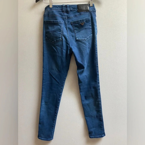 Armani skinny leg denim mid rise jeans Sz 26” - Picture 2 of 13